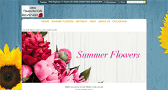 Desktop Screenshot of lettasflowersbryant.com